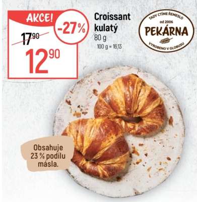 Croissant kulatý
