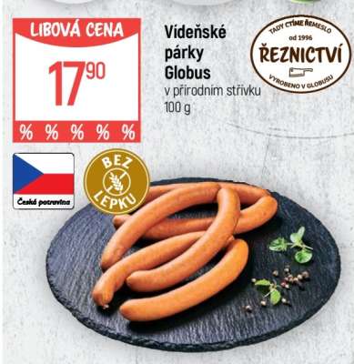 Vídeňské párky Globus
