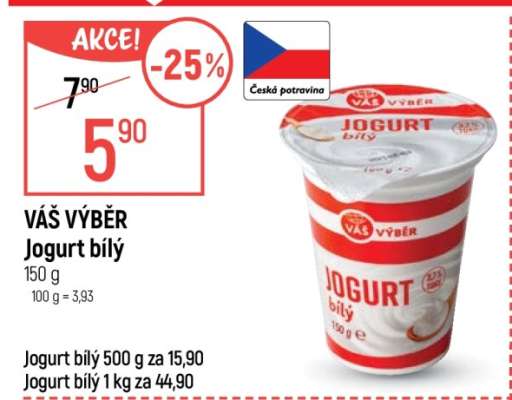 Váš Výběr Jogurt bílý