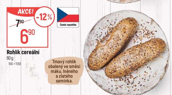 Rohlík cereální