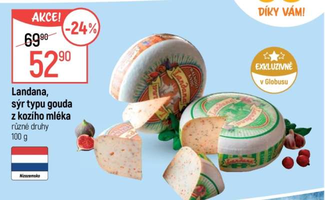 Landana, sýr typu gouda z kozího mléka