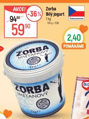 Zorba bílý jogurt