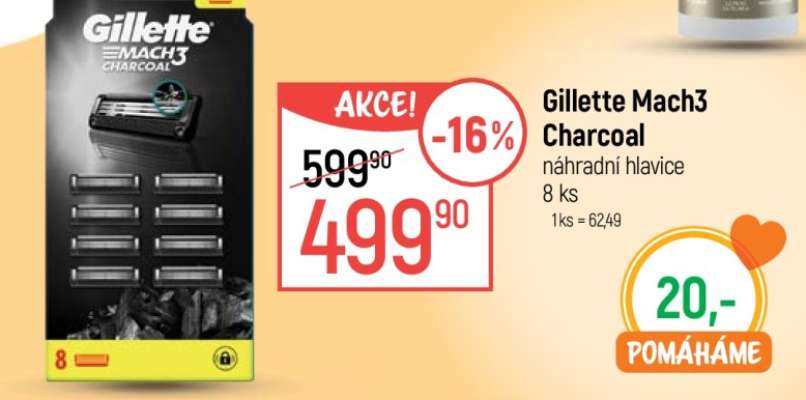Gillette Mach3 Charcoal