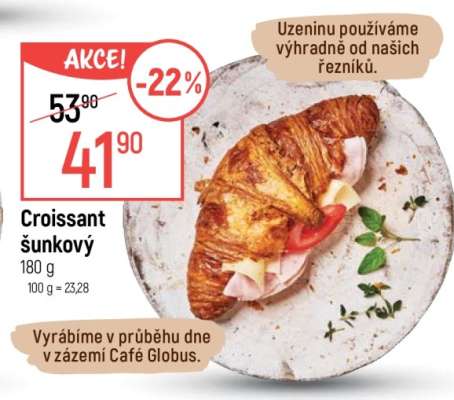Croissant šunkový