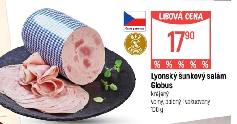 LYONSKÝ ŠUNKOVÝ SALÁM GLOBUS