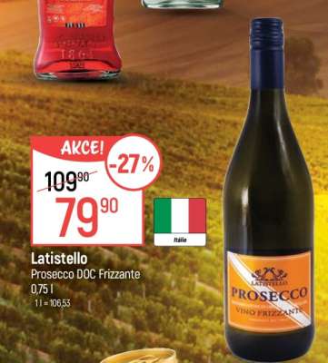 Latistello Prosecco DOC Frizzante