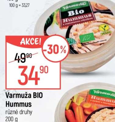 Varmuža BIO Hummus