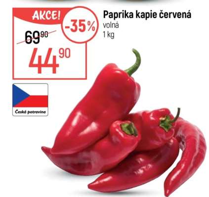 Paprika kapie červená