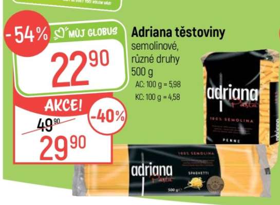 Adriana těstoviny