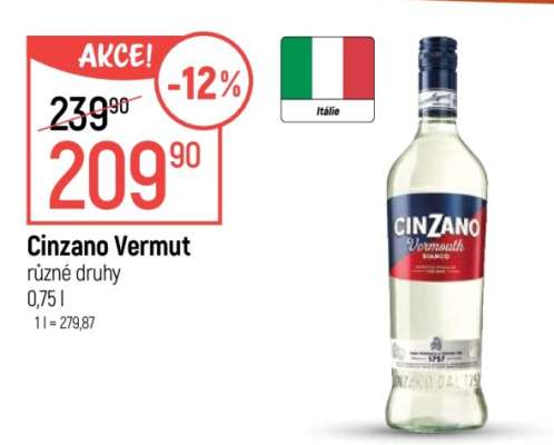 Cinzano Vermut