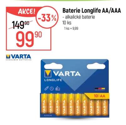 Baterie Longlife AA/AAA