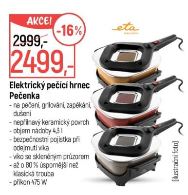 Elektrický pečící hrnec Pečenka