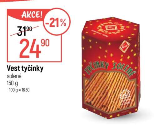 VEST Tyčinky solené