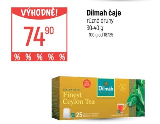 Dilmah čaje
