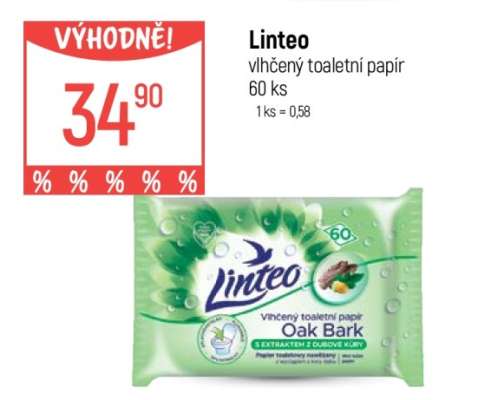 Linteo vlhčený toaletní papír