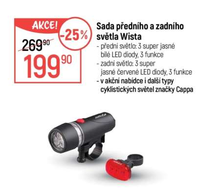 Sada předního a zadního světla Wista