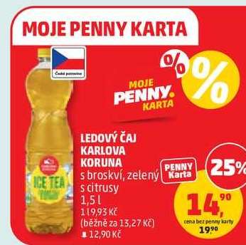 Ledový čaj Karlova Koruna