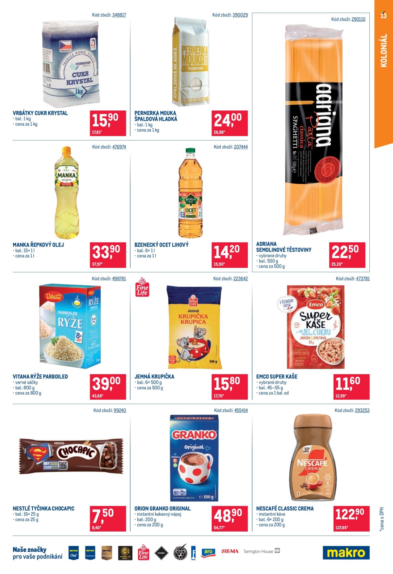 Leták MAKRO - 26.8.2026 - 8.9.2026. Strana 13