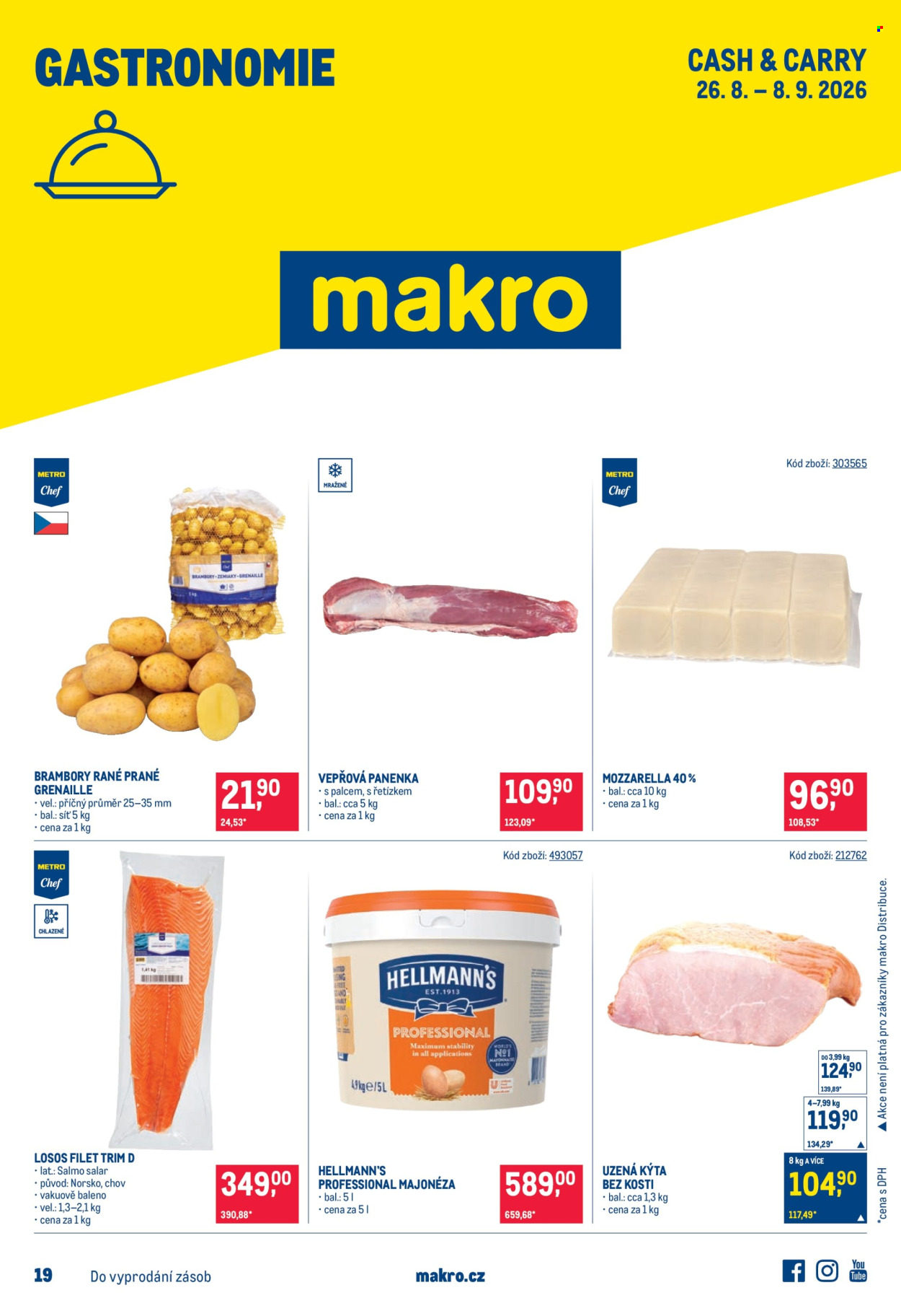 Leták MAKRO - 26.8.2026 - 8.9.2026. Strana 1