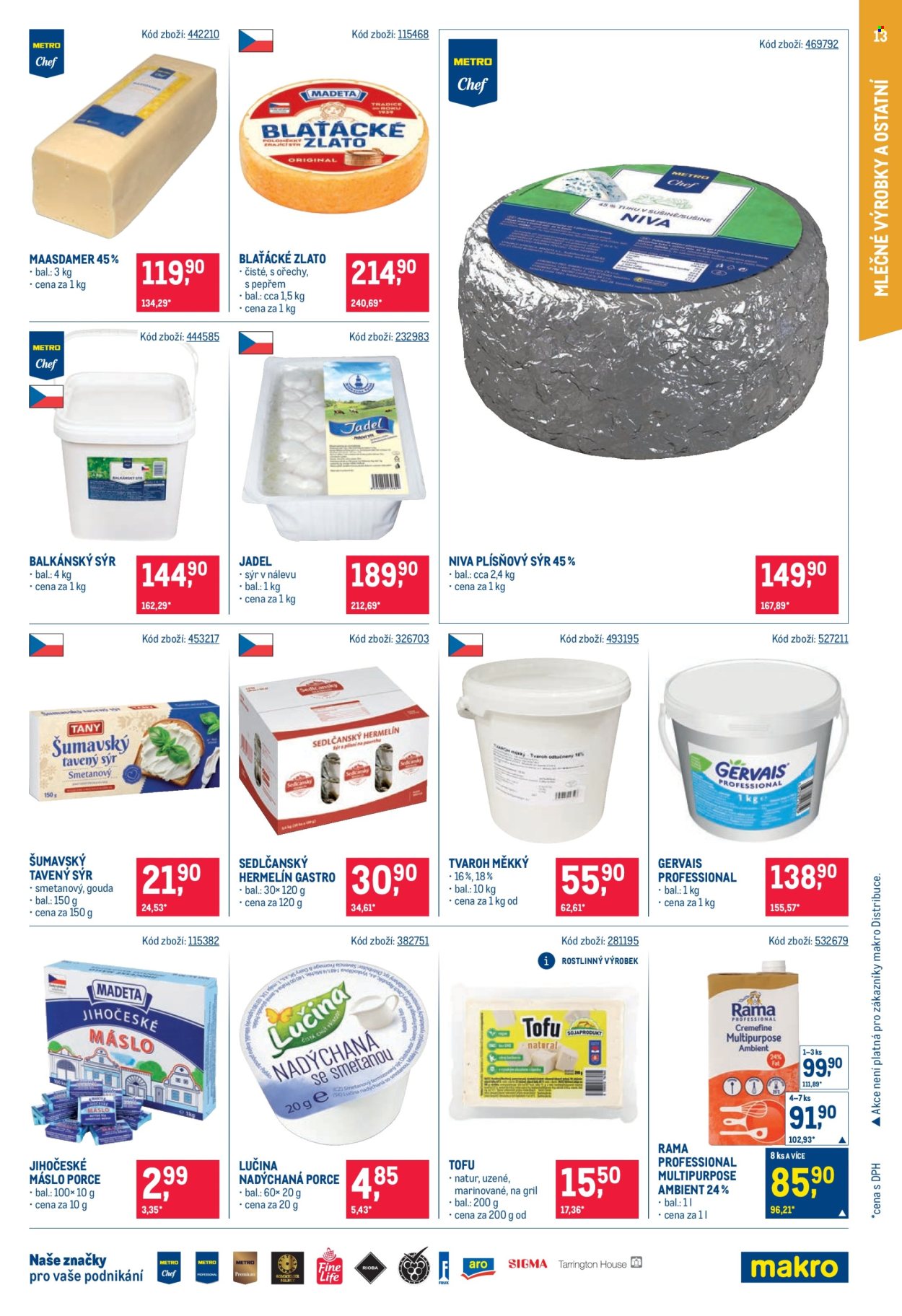 Leták MAKRO - 26.8.2026 - 8.9.2026. Strana 13