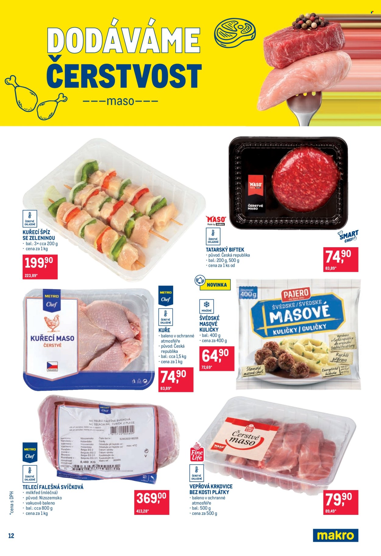 Leták MAKRO - 26.8.2026 - 8.9.2026. Strana 12