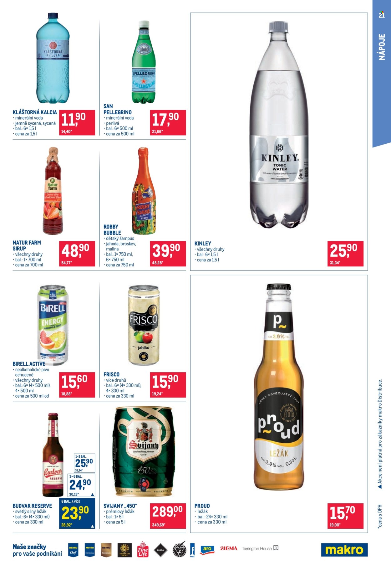 Leták MAKRO - 26.8.2026 - 8.9.2026. Strana 21