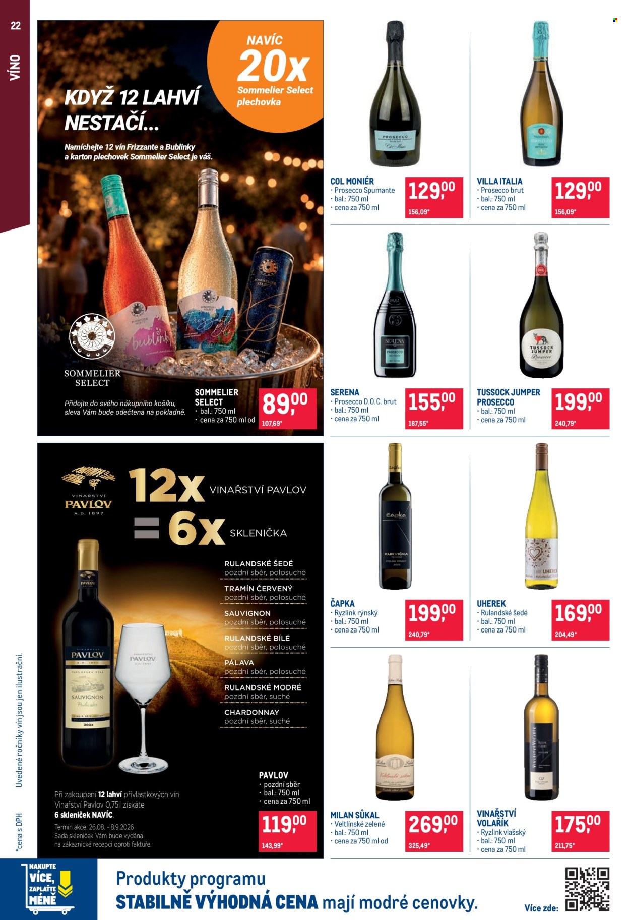 Leták MAKRO - 26.8.2026 - 8.9.2026. Strana 22