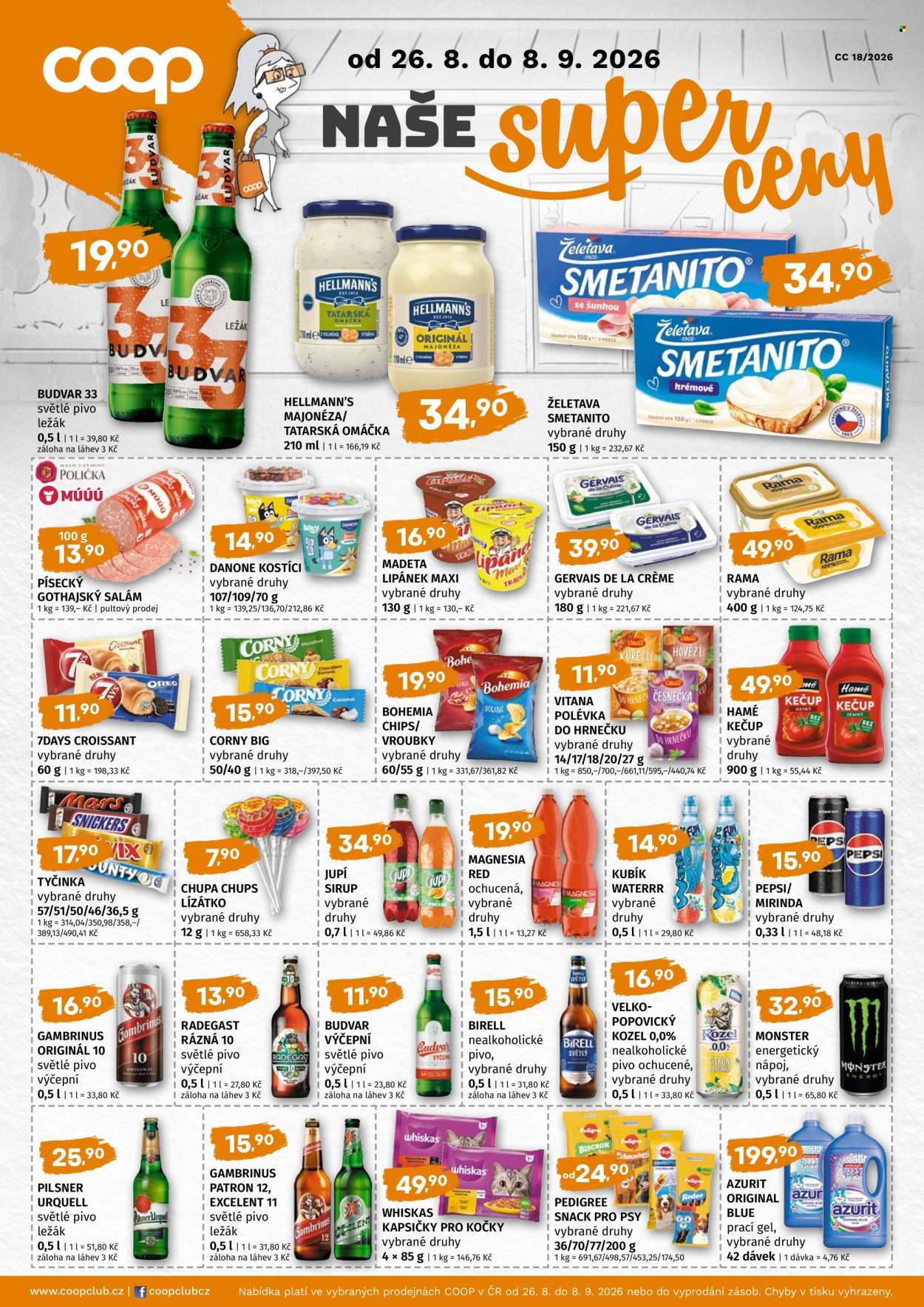 Leták TREFA coop - 26.8.2026 - 8.9.2026. Strana 1