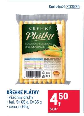 Křehké plátky