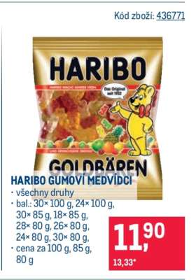 HARIBO GUMOVÍ MEDVÍDCI