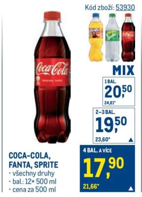 Coca-Cola, Fanta, Sprite