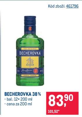 Becherovka 38 %