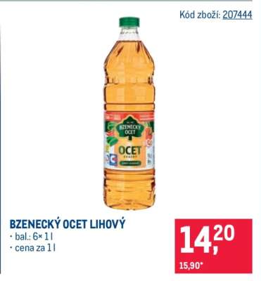 Bzenecký ocet lihový