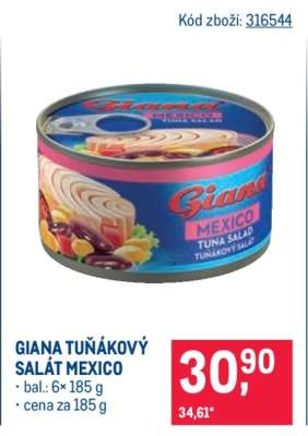 GIANA TUŇÁKOVÝ SALÁT MEXICO