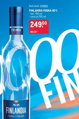 Finlandia Vodka 40 %