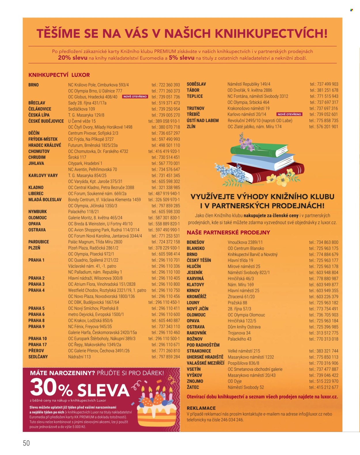 Leták Knižní klub - 1.9.2026 - 31.10.2026. Strana 50