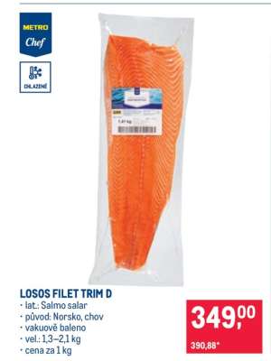Losos filet trim D