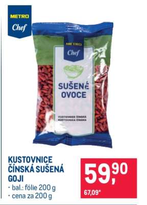 KUSTOVNICE ČÍNSKÁ SUŠENÁ "GOJI"