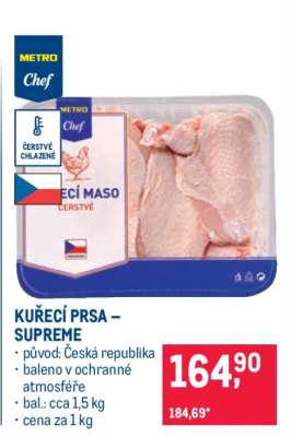 Kuřecí prsa – supreme
