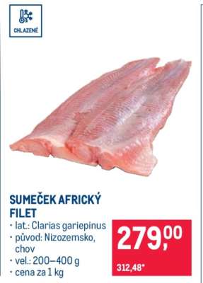 Sumeček africký filet