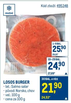 Losos burger