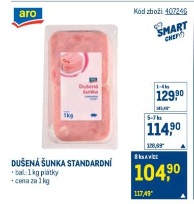 Dušená šunka standardní
