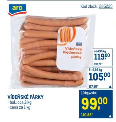 Vídeňské párky* •