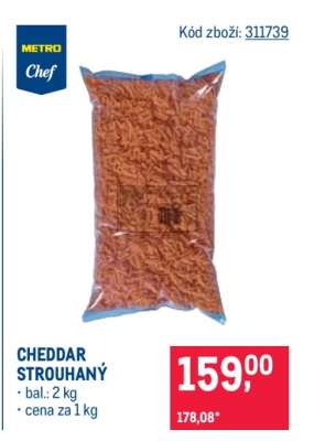 Cheddar strouhaný