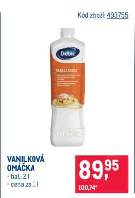 Vanilková omáčka