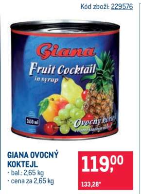 GIANA OVOCNÝ KOKTEJL