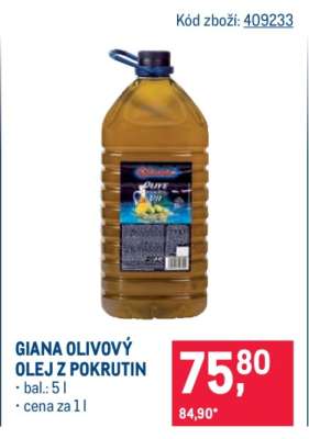 Giana Olivový olej z pokrutin