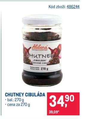 CHUTNEY CIBULÁDA