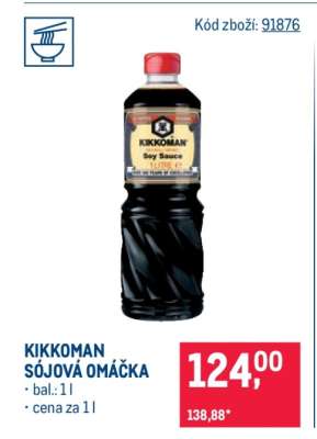 Kikkoman sójová omáčka