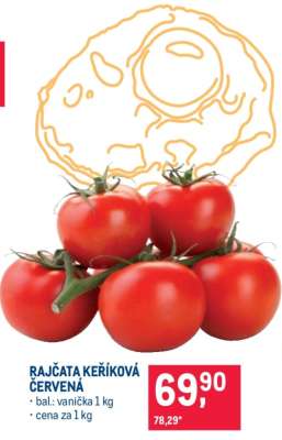 Rajčata keříková červená